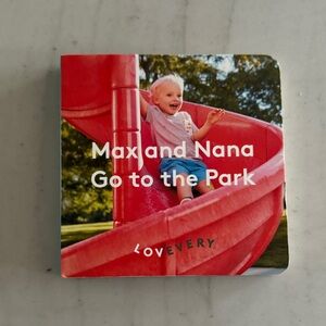 Lovevery Max and Nana Go to the Park Book - Red